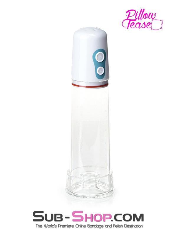 1609M      Auto Vacuum White Penis Pump Penis Pump   , Sub-Shop.com Bondage and Fetish Superstore
