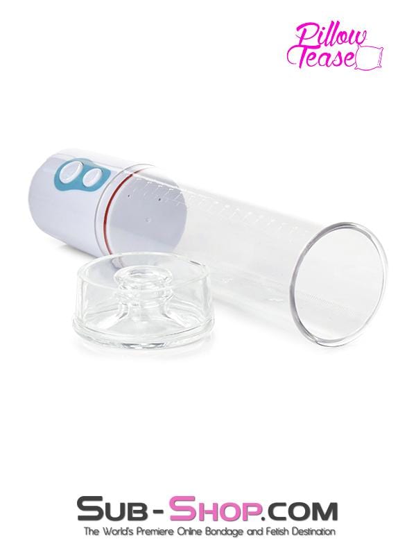 1609M      Auto Vacuum White Penis Pump Penis Pump   , Sub-Shop.com Bondage and Fetish Superstore