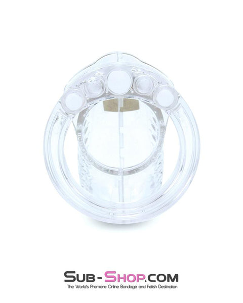 1623AR      Short Stockade Clear Cage Male Chastity Device Chastity   , Sub-Shop.com Bondage and Fetish Superstore