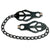 1631DL      Dark Pleasures Blackline Japanese Clover Nipple Clamps Nipple Clamp   , Sub-Shop.com Bondage and Fetish Superstore