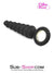 1632M      Twist Cone Spiral Silicone Anal Massager with Steel Pull Ring Butt Plug   , Sub-Shop.com Bondage and Fetish Superstore