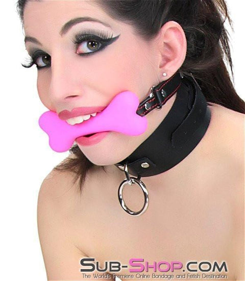 1645A      Dressed for Sex Collar, Black Leather Collar   , Sub-Shop.com Bondage and Fetish Superstore