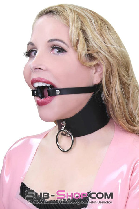 1442A-SM      Smooth Plastic Ring Gag, Small Ring Gags   , Sub-Shop.com Bondage and Fetish Superstore