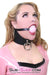 0195A-SIS      Classic Ball Gag Strap, Sissy Princess Pink Ball Sissy   , Sub-Shop.com Bondage and Fetish Superstore