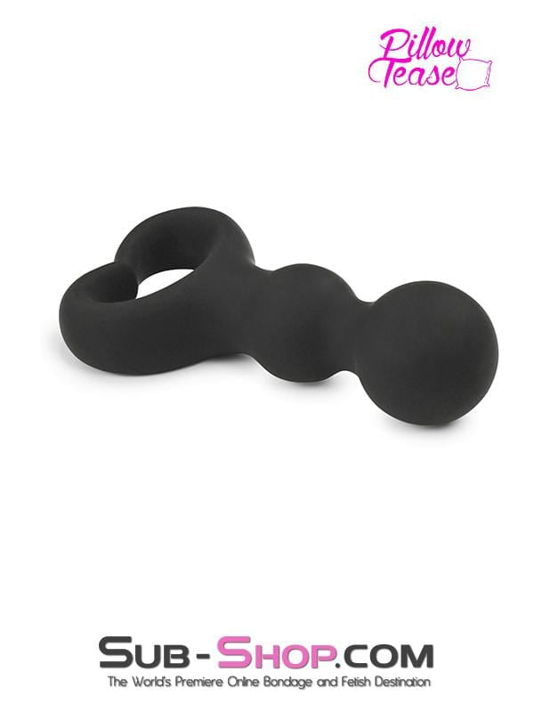 1657M      Heart Pull Ring Silicone Bumpy Anal Massager - MEGA Deal Black Friday Blowout   , Sub-Shop.com Bondage and Fetish Superstore