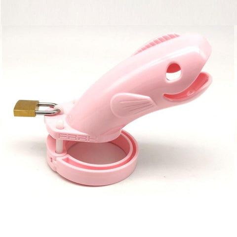 1680AR      Erotic Sissy Tease Locking Pink Cock Caging Device - LAST CHANCE - Final Closeout! MEGA Deal   , Sub-Shop.com Bondage and Fetish Superstore