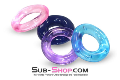 1685M      Assorted Colors and Styles Super Stretch Cock Ring - Secret Offer Black Friday Blowout   , Sub-Shop.com Bondage and Fetish Superstore