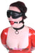 1686DL      Black Comfy Cuffs Padded Blindfold Blindfold   , Sub-Shop.com Bondage and Fetish Superstore