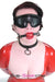 1686DL      Black Comfy Cuffs Padded Blindfold - MEGA Deal Black Friday Blowout   , Sub-Shop.com Bondage and Fetish Superstore