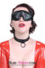 1686DL      Black Comfy Cuffs Padded Blindfold Blindfold   , Sub-Shop.com Bondage and Fetish Superstore