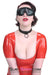 1686DL      Black Comfy Cuffs Padded Blindfold - MEGA Deal Black Friday Blowout   , Sub-Shop.com Bondage and Fetish Superstore