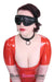 1686DL      Black Comfy Cuffs Padded Blindfold - MEGA Deal Black Friday Blowout   , Sub-Shop.com Bondage and Fetish Superstore
