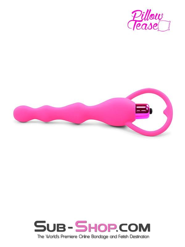 1687M      Vibrating Pink Silicone Anal Beads - LAST CHANCE - Final Closeout! Black Friday Blowout   , Sub-Shop.com Bondage and Fetish Superstore