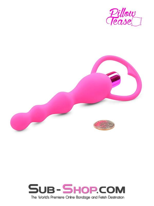1687M      Vibrating Pink Silicone Anal Beads - LAST CHANCE - Final Closeout! Black Friday Blowout   , Sub-Shop.com Bondage and Fetish Superstore