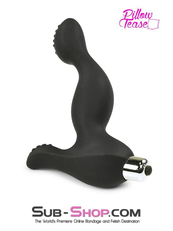 1712M      Prostate & Perineum Vibrating Silicone Dual Point Anal Massager Anal Toys   , Sub-Shop.com Bondage and Fetish Superstore
