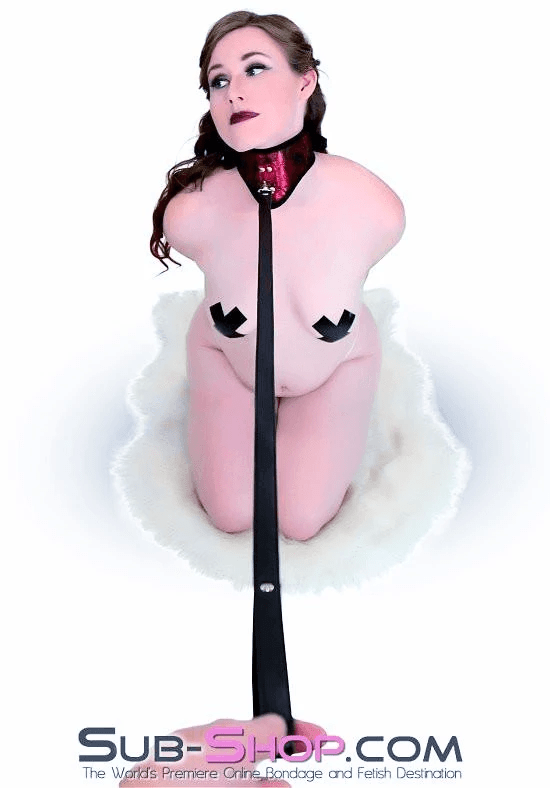 1719DL      Let’s Play Leatherette Leash Leash   , Sub-Shop.com Bondage and Fetish Superstore