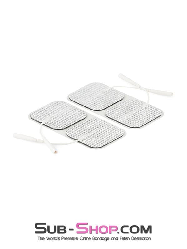 1721T      Replacement Self Adhering Electrodes 4 Pack Electro-Stim   , Sub-Shop.com Bondage and Fetish Superstore