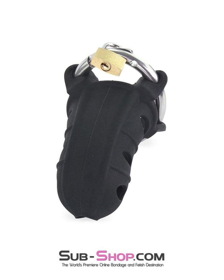 0173P-SIS      Sissy Hardcore Silicone Cock Blocker Sissy   , Sub-Shop.com Bondage and Fetish Superstore