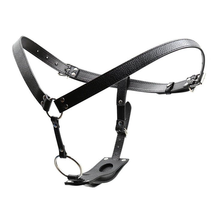 1763MQ      Triple Threat Strap On Harness with Wearer’s Dildo and Butt Plug Holder - MEGA Deal MEGA Deal   , Sub-Shop.com Bondage and Fetish Superstore