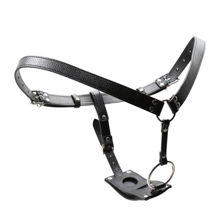 1763MQ      Triple Threat Strap On Harness with Wearer’s Dildo and Butt Plug Holder - MEGA Deal MEGA Deal   , Sub-Shop.com Bondage and Fetish Superstore