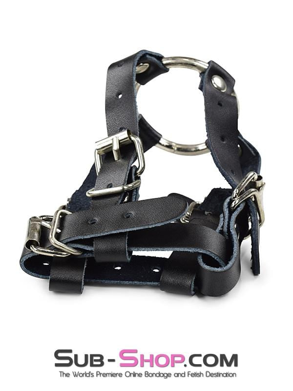 1781DL       Leather Balls & All Buckling Cock Ring Set - MEGA Deal MEGA Deal   , Sub-Shop.com Bondage and Fetish Superstore