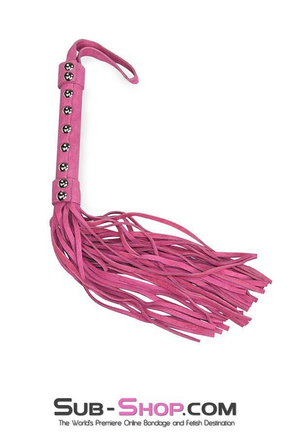 1787DL      Pinky 15” Suede Flogger - LAST CHANCE - Final Closeout! Black Friday Blowout   , Sub-Shop.com Bondage and Fetish Superstore