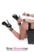 1789DL      Comfort Cuffs Braided Nylon Ankle Cuffs with Leatherette Buckling Strap Cuffs   , Sub-Shop.com Bondage and Fetish Superstore