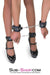 1789DL      Comfort Cuffs Braided Nylon Ankle Cuffs with Leatherette Buckling Strap Cuffs   , Sub-Shop.com Bondage and Fetish Superstore