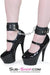 1789DL      Comfort Cuffs Braided Nylon Ankle Cuffs with Leatherette Buckling Strap Cuffs   , Sub-Shop.com Bondage and Fetish Superstore
