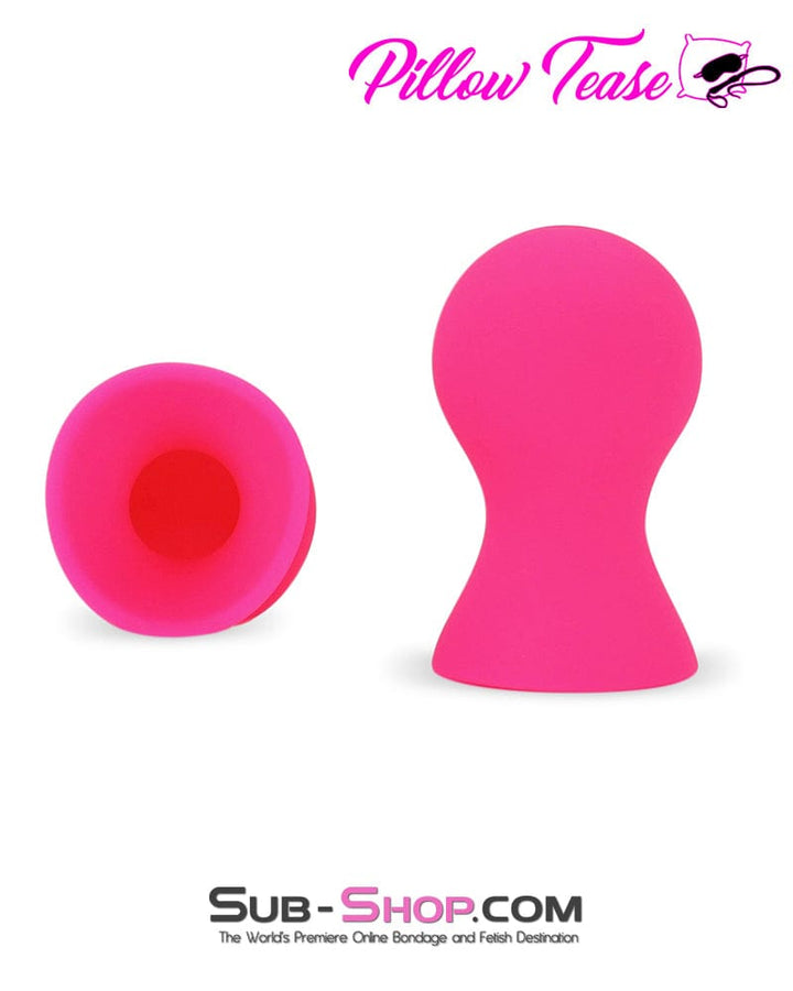 1791M      Pink Silicone Nipple Suckers Set Nipple Suction   , Sub-Shop.com Bondage and Fetish Superstore