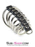 1793DL      Leatherette 7 Gates of Hell Cock Cage   , Sub-Shop.com Bondage and Fetish Superstore
