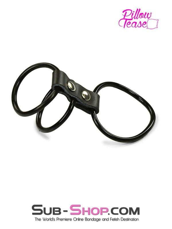 1794DL      Rubber 3 Ring Cock & Balls Rings - MEGA Deal MEGA Deal   , Sub-Shop.com Bondage and Fetish Superstore