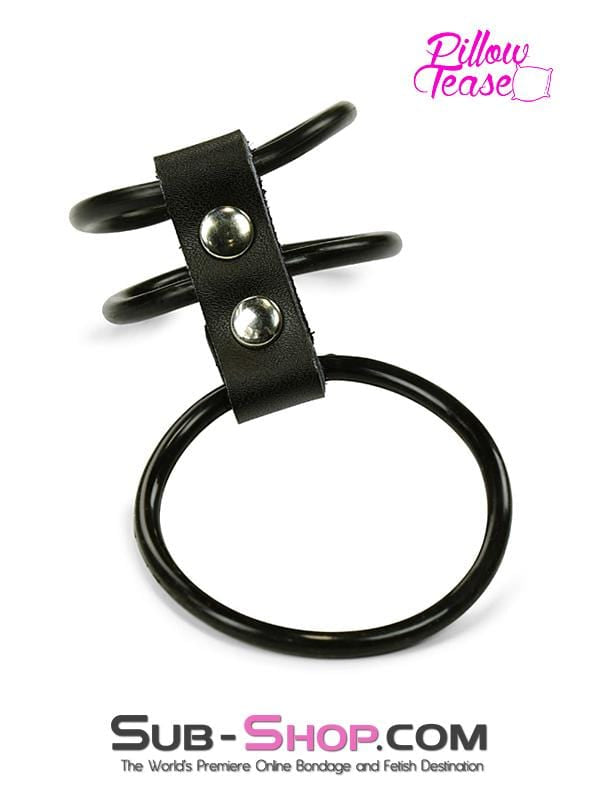 1794DL      Rubber 3 Ring Cock & Balls Rings - MEGA Deal MEGA Deal   , Sub-Shop.com Bondage and Fetish Superstore