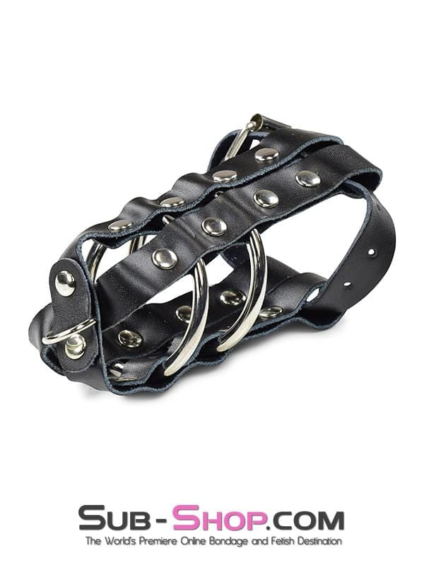 1797DL Lockable Cock & Balls Cage with Lead Ring Tip Cock Cage , Sub-Shop.com Bondage and Fetish Superstore