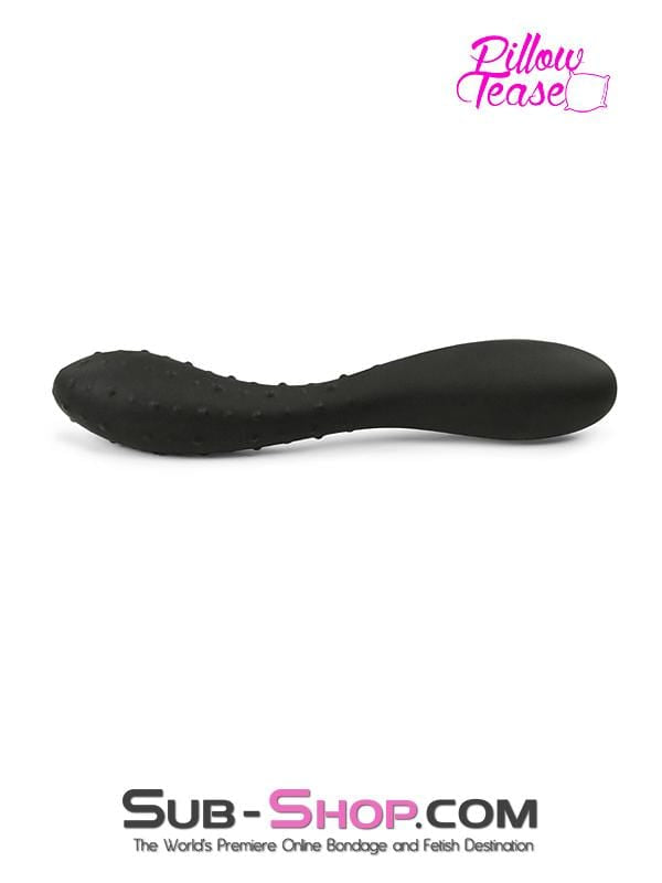 1807M     Smooth & Nubby Silicone Double Ended Dildo Dildo   , Sub-Shop.com Bondage and Fetish Superstore