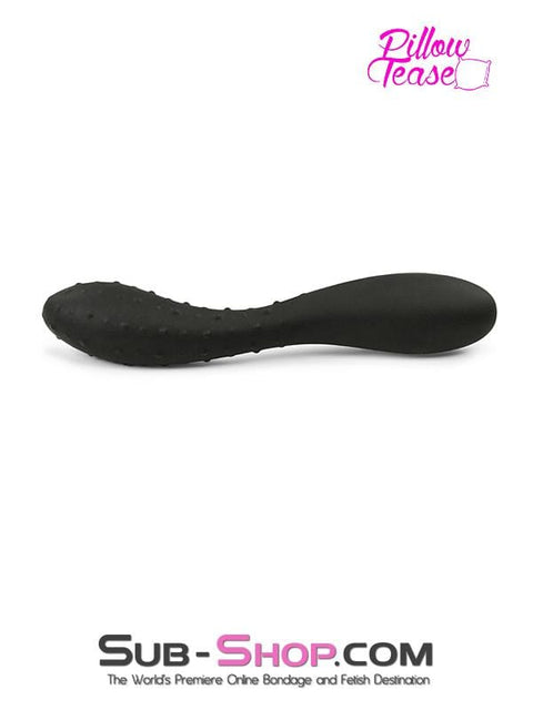 1807M     Smooth & Nubby Silicone Double Ended Dildo - MEGA Deal MEGA Deal   , Sub-Shop.com Bondage and Fetish Superstore