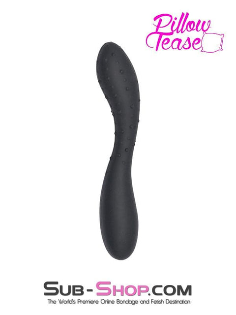 1807M     Smooth & Nubby Silicone Double Ended Dildo Dildo   , Sub-Shop.com Bondage and Fetish Superstore
