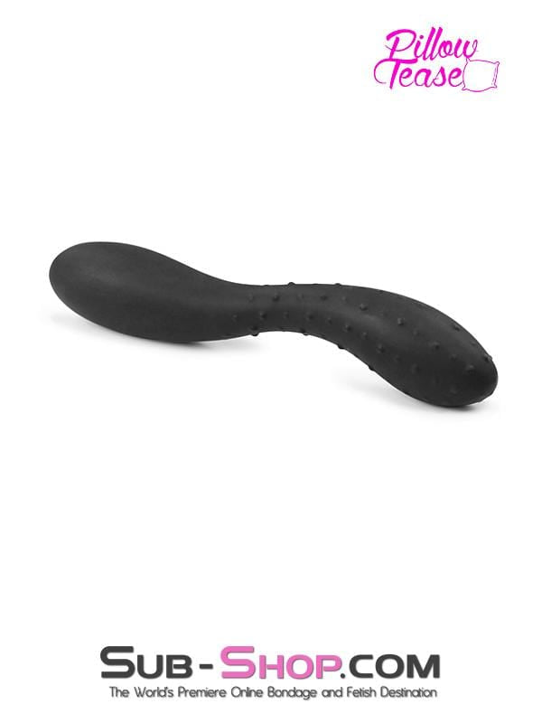 1807M     Smooth & Nubby Silicone Double Ended Dildo Dildo   , Sub-Shop.com Bondage and Fetish Superstore