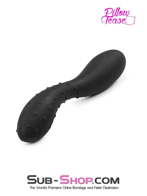 1807M     Smooth & Nubby Silicone Double Ended Dildo Dildo   , Sub-Shop.com Bondage and Fetish Superstore