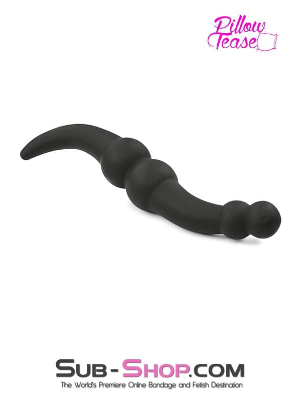 1808M      Double Ended Dildo with Ball End and Tapered Anal Starter Dildo   , Sub-Shop.com Bondage and Fetish Superstore