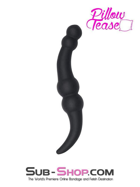1808M      Double Ended Dildo with Ball End and Tapered Anal Starter Dildo   , Sub-Shop.com Bondage and Fetish Superstore