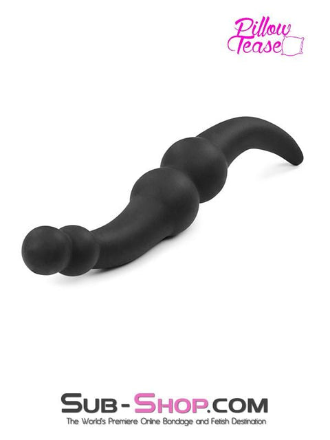 1808M      Double Ended Dildo with Ball End and Tapered Anal Starter - MEGA Deal Black Friday Blowout   , Sub-Shop.com Bondage and Fetish Superstore