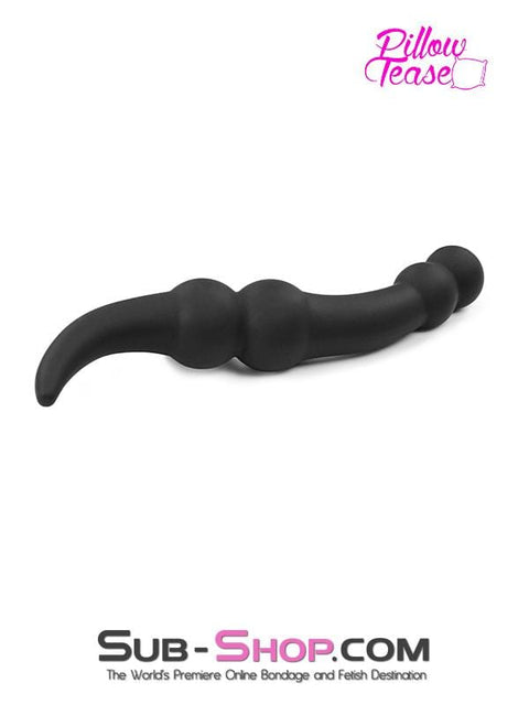 1808M      Double Ended Dildo with Ball End and Tapered Anal Starter Dildo   , Sub-Shop.com Bondage and Fetish Superstore