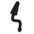 1832M      Big Black Crank Nubby Silicone Massager - LAST CHANCE - Final Closeout! Black Friday Blowout   , Sub-Shop.com Bondage and Fetish Superstore