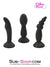 1857M      3 Pc Anal Beginner Silicone Suction Cup Training Set - MEGA Deal MEGA Deal   , Sub-Shop.com Bondage and Fetish Superstore