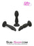 1857M      3 Pc Anal Beginner Silicone Suction Cup Training Set - MEGA Deal MEGA Deal   , Sub-Shop.com Bondage and Fetish Superstore