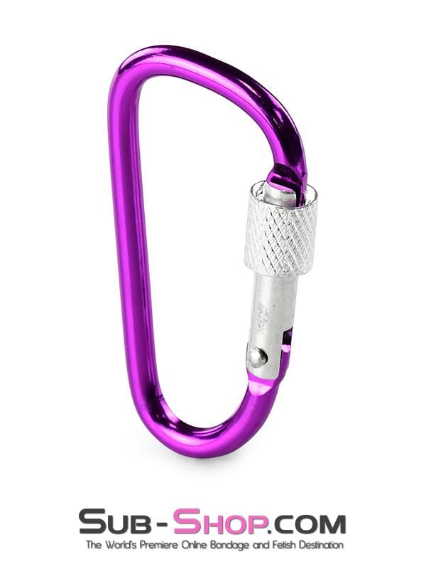 1861F      Purple Locking Spring Snap Bondage Gear Clip - LAST CHANCE - Final Closeout! MEGA Deal   , Sub-Shop.com Bondage and Fetish Superstore
