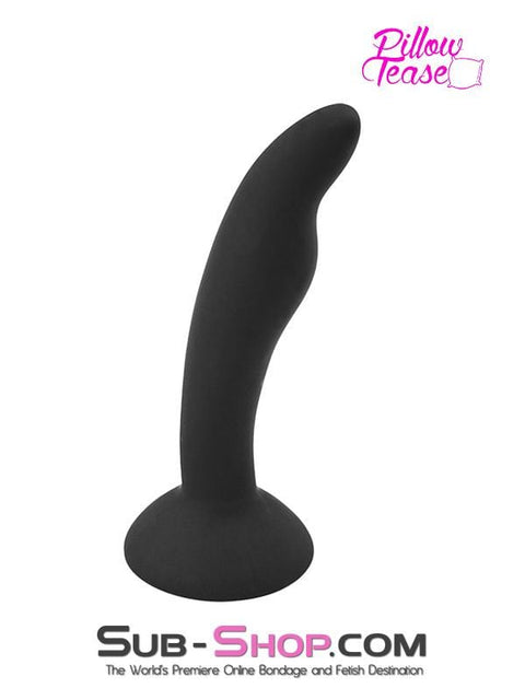 1866M      Mini Tapered Silicone Anal Training Plug with Suction Cup Base - MEGA Deal Black Friday Blowout   , Sub-Shop.com Bondage and Fetish Superstore