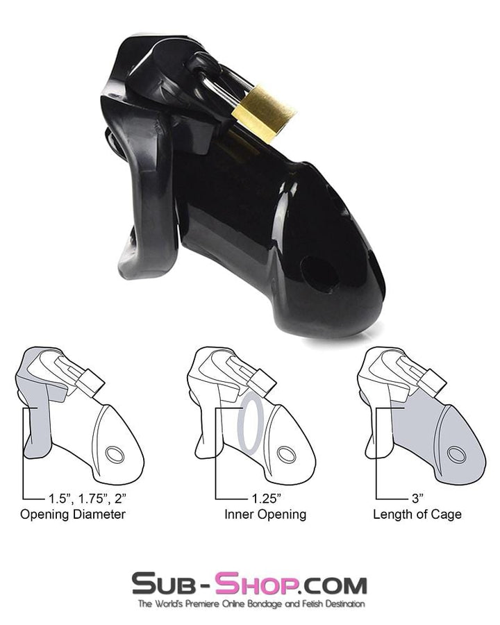 1868RS      Hard to Hold Locking Male Chastity Device - MEGA Deal Black Friday Blowout   , Sub-Shop.com Bondage and Fetish Superstore