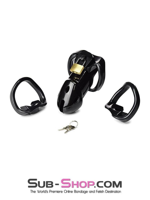 1868RS      Hard to Hold Locking Male Chastity Device Chastity   , Sub-Shop.com Bondage and Fetish Superstore